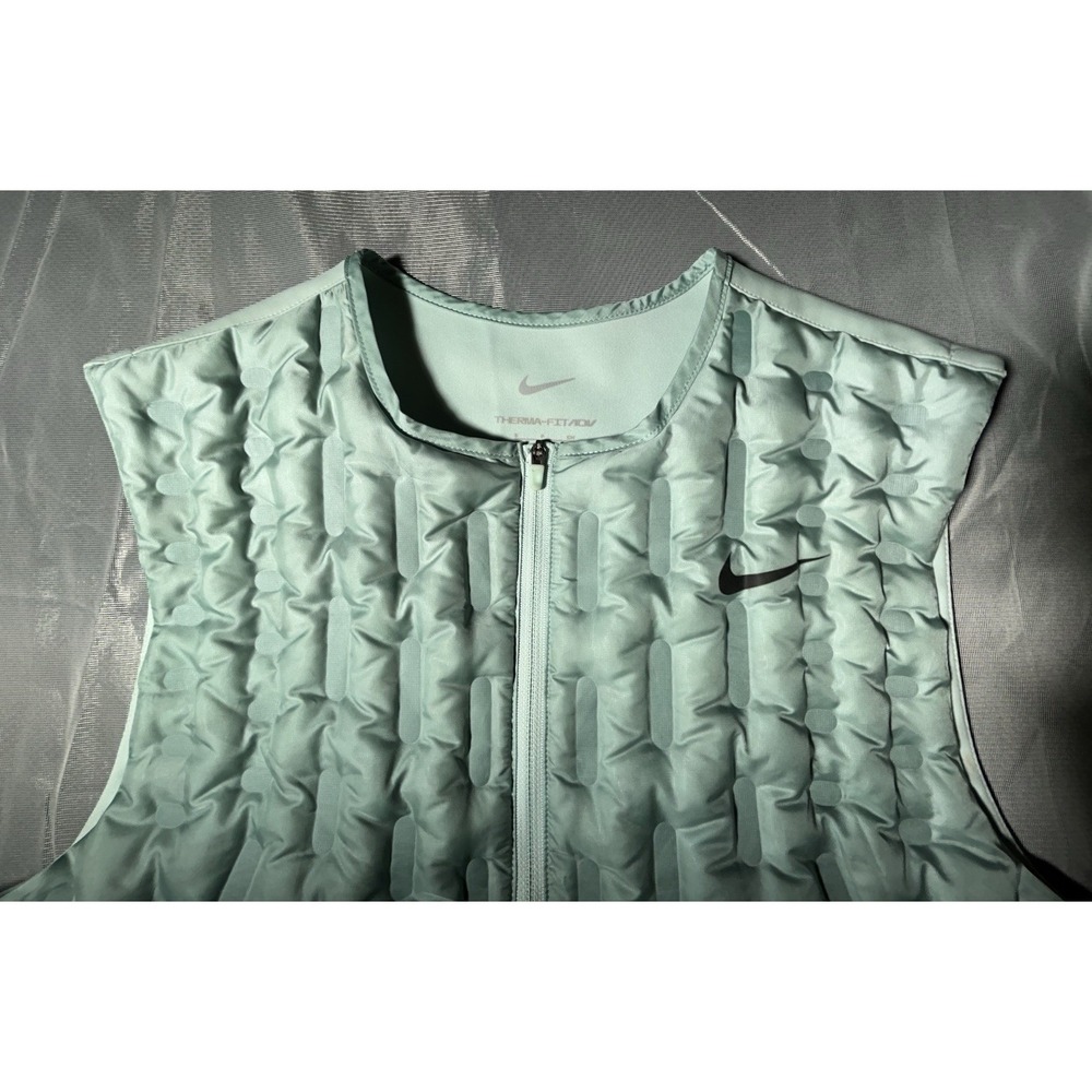 Nike Therma-FIT ADV Men's S Mint Green Insulated Down Full-Zip Vest DX6078-346